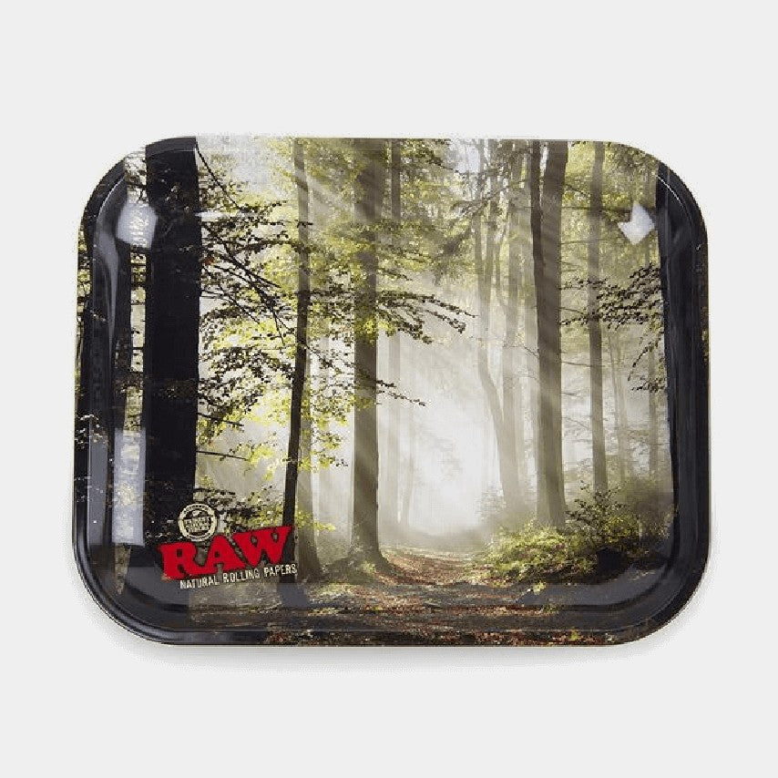 Raw Metal Tray Forest